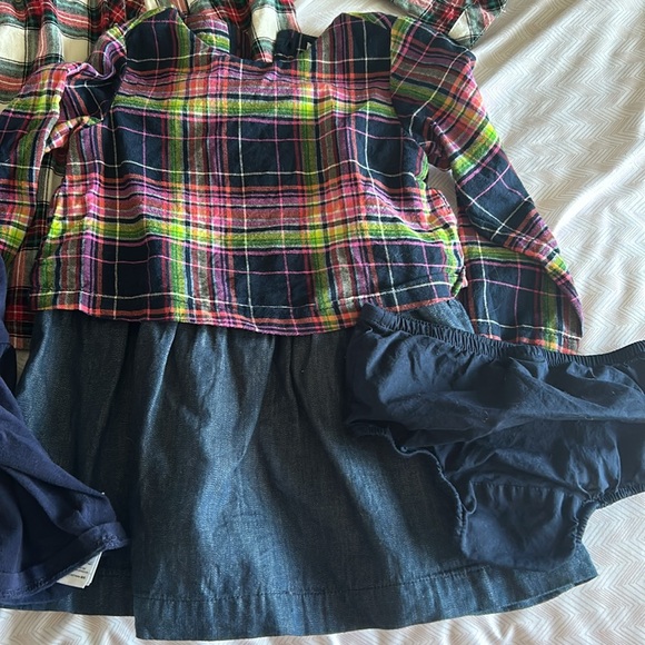 8 Piece Baby Gap Fall/Winter Dress & Shirt Lot - 2 - Picture 2 of 7
